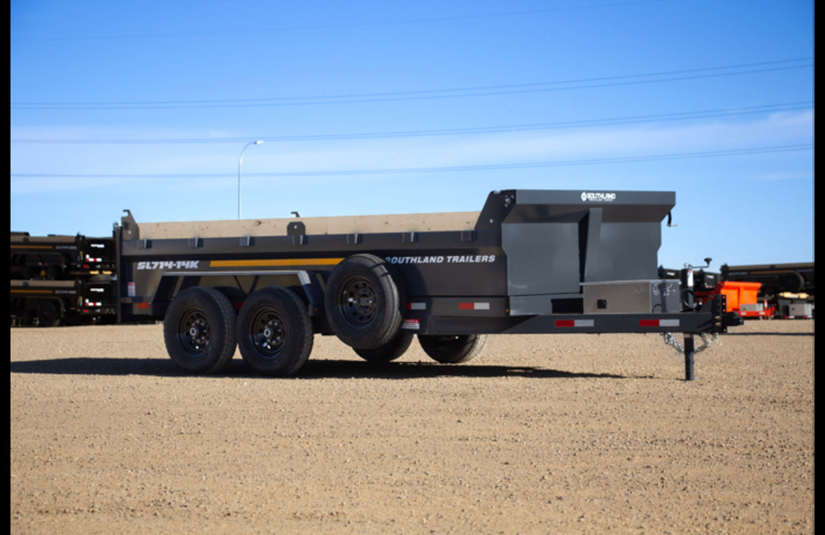 Coming Soon! Standard Lowered Wall Dump Trailer (7x14)