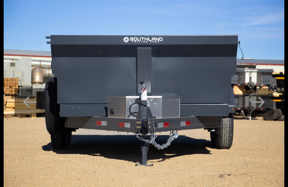 Coming Soon! Standard Lowered Wall Dump Trailer (7x14)