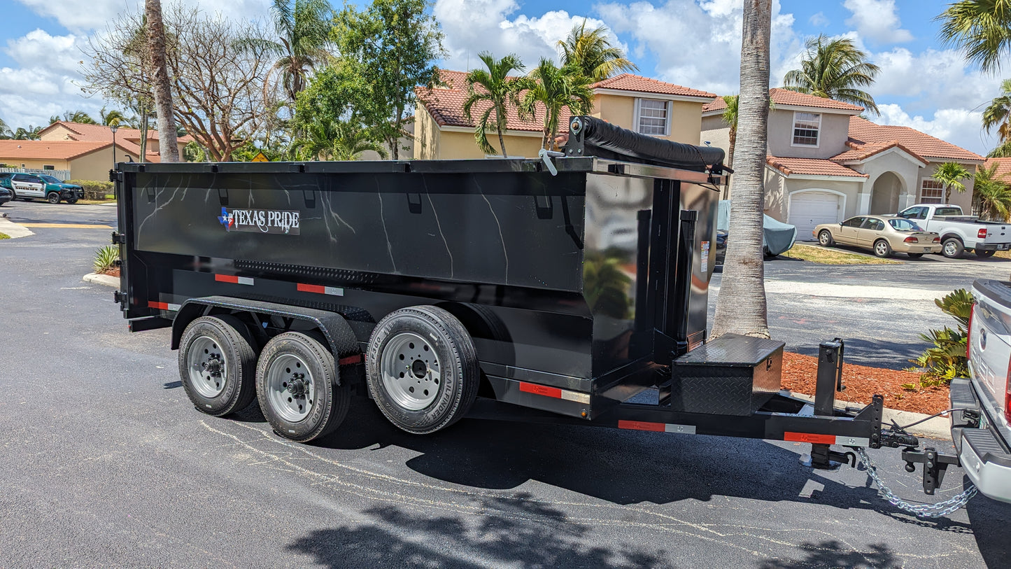 EZ Dump - Hydraulic Lift - Dump Trailer Rental (7x14)