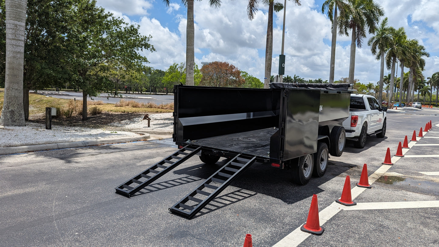 EZ Dump - Hydraulic Lift - Dump Trailer Rental (7x14)